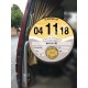 CONTEMPORARY YELLOW TAX DISC