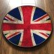 GRUNGE UNION JACK ROUND TABLE