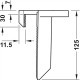 adjustable slimline upstand clamp 7 - 41mm