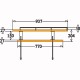 Shelf with headrest insert