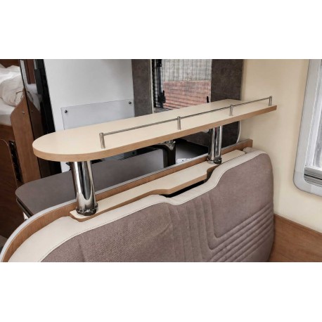 Shelf with headrest insert