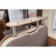 Shelf with headrest insert