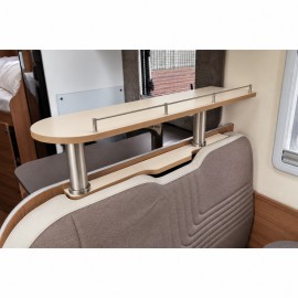 Shelf with headrest insert