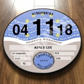 EUROPEAN FLAG TAX DISC