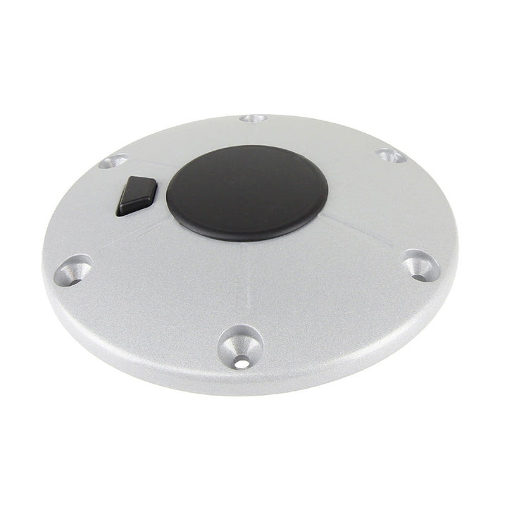 ITC Cypress 8in floor base, silver