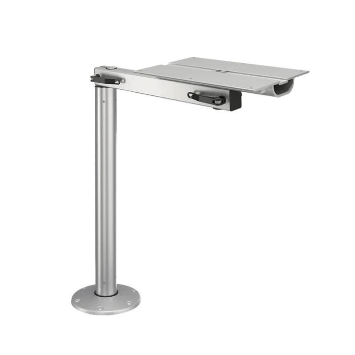 ITC MOD Cypress hybrid table leg, silver