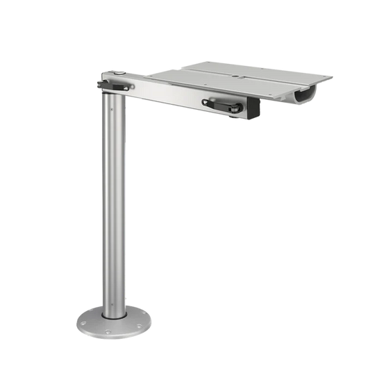 ITC MOD Cypress hybrid table leg, silver