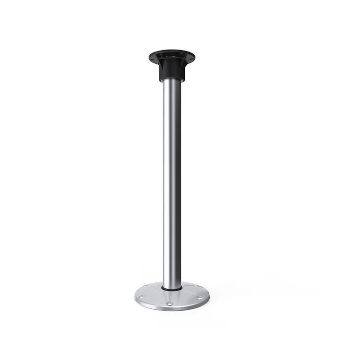 ITC Redwood 27in motorhome table leg set, silver