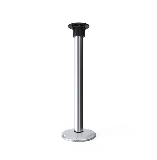 ITC Redwood 27in motorhome table leg set, silver