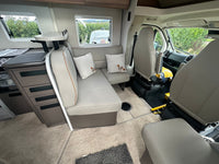 Bürstner Lyseo B66 dinette with the table removed