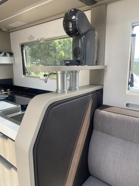 Adria Compact DL 3 piece shelf system fitted