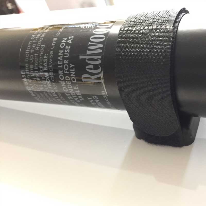 CWT table leg storage kit holding a table leg