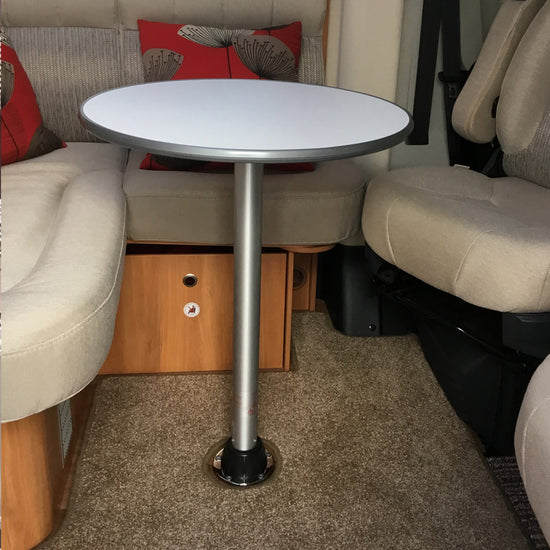 15mm round table top in a motorhome
